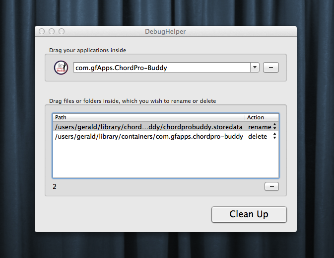 ScreenShot DebugHelper V1.0.0
